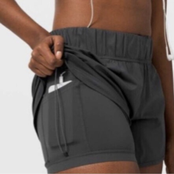 Lululemon High-Rise Short Dark Grey Size 6 - Picture 5 of 9